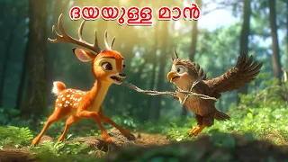 ദയയുള്ള മാൻ | A Kind Deer Story | Malayalam Cartoon | Cartoon Malayalam | KIndsone Malayalam