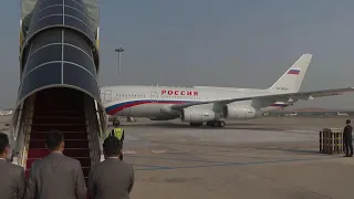 Russian President Putin arrives in Beijing for China's Belt and Road forum