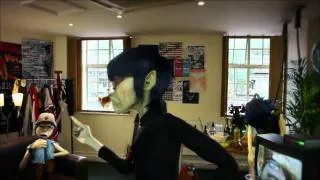 Gorillaz in Dressing Room