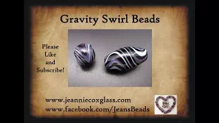 Lampword Bead Gravity Swirls by Jeannie Cox