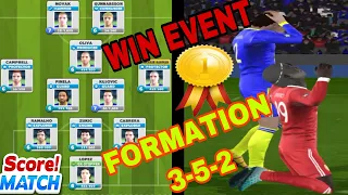 Score match ! CHAMPION 🏆 EVENT with 3-5-2 Your best formation 😍( Guest profile - levels 6 )