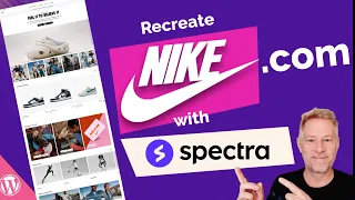 Recreate Nike.com with WordPress and Spectra Gutenberg Blocks in 30 minutes