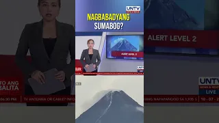 Alert Level 2, itinaas sa Mayon Volcano; paglabas ng lava, nakita sa bunganga ng bulkan