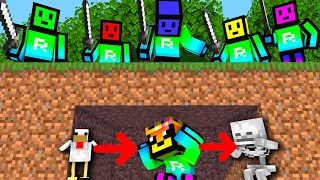 Minecraft but Speedrunner I Secretly Used Turning into MOBS Mod...