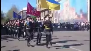 9 мая в Одессе: марш курсантов
