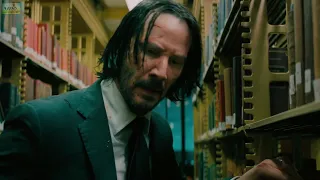 Вырубил книгой. Джон Уик 3 John Wick Chapter 3 Parabellum (2019) Фрагмент