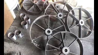 Не выбрасывайте старые подшипники и трубы! Тележка сварочная! Welding cart.