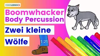 🆕 Zwei kleine Wölfe Boomwhacker Body Percussion • Zwei kleine Wölfe Play Along • Neues Video