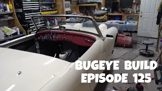 How I installed the windscreen and the doors on the Austin Healey Sprite MK1 Bugeye Build Ep. 125