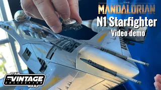 The Mandalorian TVC N1 Starfighter SDCC Star Wars Hasbro Grogu Comic-Con