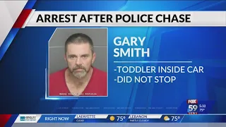 Henry County dad arrested after leading police on chase with an unsecured toddler