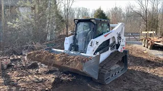 Dismantling new 8 acre Picker's paradise land investment! JUNK YARD EPISODE #33! BOBCAT T650 GRADING