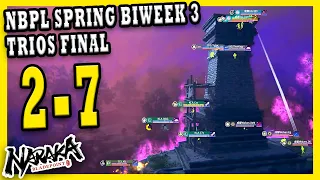 BIWEEK 3 TRIOS FINAL Ep.2-7 | 2024 NBPL SPRING - Naraka Bladepoint PRO League Gameplay Tournament