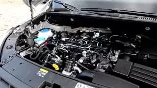 1.6 TDI cold engine start and sound(+2C) - Volkswagen Caddy Maxi 2015 HD