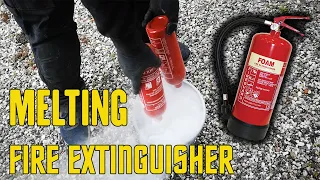 Melting Down Fire Extinguisher to Ingots