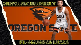 FIL-AM JAROD LUCAS OF OREGON STATE UNIVERSITY | NCAA MEN'S BASKETBALL 2020-2021