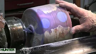 Woodturning - The Globe Lidded Dish