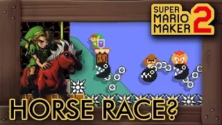 Super Mario Maker 2 - A Horse Race Level?