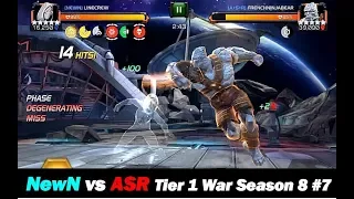 Tier 1 MCOC Alliance War Season 8#7. [NewN] vs [ASR] - Path 1