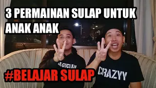 BONGKAR!!  3 PERMAINAN SULAP UNTUK ANAK ANAK Ft. Magician Bali #BELAJARSULAP