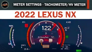 2022 Lexus NX - Meter Settings