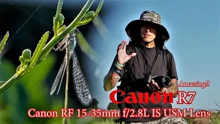The Canon RF 15-35mm f-2.8L IS USM Lens on the Canon R7 - the sharpest lens I have used?? Amazing??