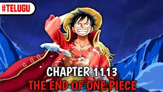 THE END OF ONE PIECE IS NEAR ! One Piece Chapter 1113 in Telugu