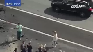(VTC14)_Siêu xe của Tổng thống Putin gặp nạn, tài xế thiệt mạng