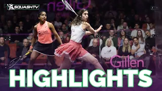 "SHE'S DONE IT!" | ElSherbini v Sivasangari | Gillenmarkets London Squash Classic 2024 | QF HLS