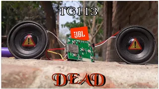 TG 113 Buttery Backup Problem Fix |  Speaker Repairing |  Speaker Dead | Diy  Problems Fix|Bluetooth