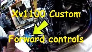 YAM Xv1100 Custom Forward Controls