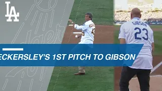 Eckersley's first pitch to Gibson in World Series Game 4