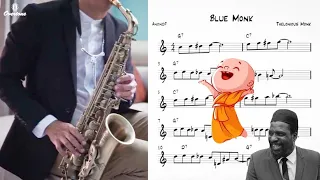 Blue Monk (Solo Idea) for saxophone