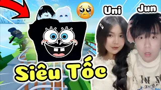 Lần đầu chơi game cảm giác mạnh tàu Siêu Tốc trong Roblox