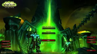 Legion Login Screen