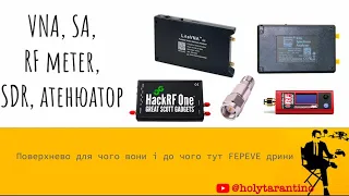 Поверхнево про SDR, lite VNA, tiny SA, power meter, атенюатор