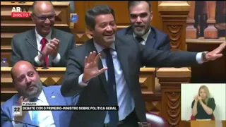 O maior duelo de sempre do Parlamento: Costa  - Ventura