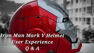 Iron Man Mark V Helmet (Autoking) User Experience Questions & Answers  Review 2021 1st Episode