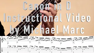 Canon In D - Advanced Guitar Tutorial/Lesson/Instructions with Tabs - Free