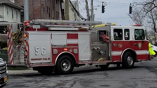 Scarsdale Engine 56 Responding As Mutual Aid To An Automatic Alarm In New Rochelle, New York