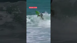 Leilani McGonagle punches her ticket into the Round of 16 at the US Open Of Surfing