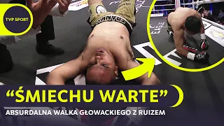 KABARET BOKSERSKI, ŻENUJĄCY RYWAL POLAKA. "WALKA Z WORKIEM TRENINGOWYM" | GŁOWACKI - RUIZ