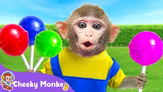 Yummy Lollipop Song 🍭 Fruit Lollipops | Cheeky Monkey - Nursery Rhymes & Kids Songs