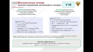 Обновленные временные методические рекомендации по профилактике, диагностике и лечению COVID-19