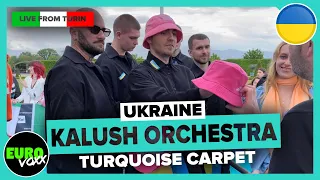 UKRAINE EUROVISION 2022: Kalush Orchestra - Stefania (TURQUOISE CARPET INTERVIEW)