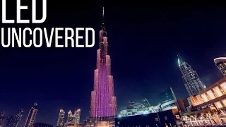 The LED Exterior Facade of Burj Khalifa Uncovered