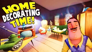 ULTIMATE HOUSE DECORATING IN HELLO NEIGHBOR BETA 3! | Hello Neighbor Beta 3 Gameplay