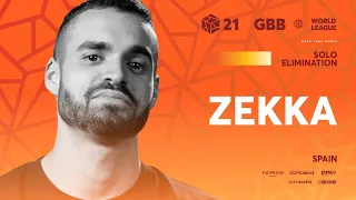 Zekka 🇪🇸 I GRAND BEATBOX BATTLE 2021: WORLD LEAGUE I Solo Elimination