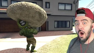 HULK KANLI EVE DEV TAŞ ATTI KIRILDI - GTA 5 MODS