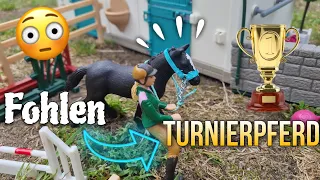 Vom Fohlen zum erfolgreichen Turnierpferd😳🐴Ginis Geschichte...TEIL 2! | Schleich Video